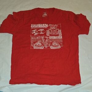Case IH Boys Tractor Blue Print Graphic Tee XL
